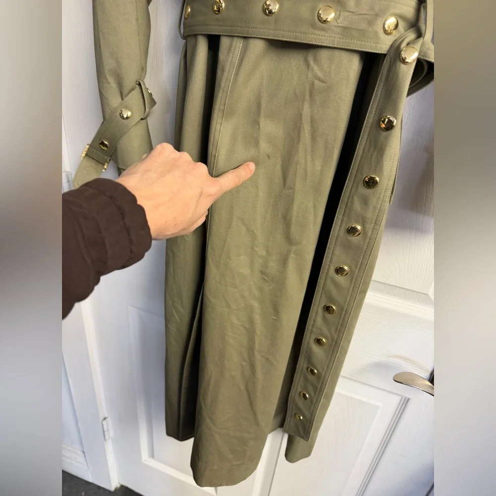 Greena Studded trench coat - Picture 6 of 9